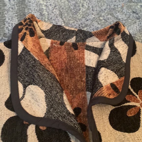 Vintage Jackets & Coats Vintage Groovy Carpet Jacket With Black And